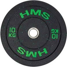 Grøn Vægtskiver HMS Olympic plate HTBR10 10 kg (17-61-026)