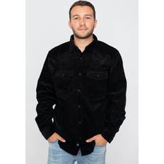 Manchester Överdelar Brandit Corduroy Shirt Classic Longsleeve Herr