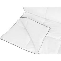 Biancheria da Letto Beliani Piumino Matrimoniale Doppio Strato 200 x 220 cm Teleno Copripiumino Bianco