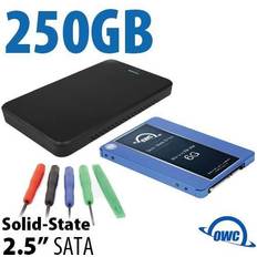 Festplatten DIY SSD Upgrade Bundle: OWC Express USB 3.2 (5Gb/s) Portable Storage Enclosure 250GB OWC Mercury E