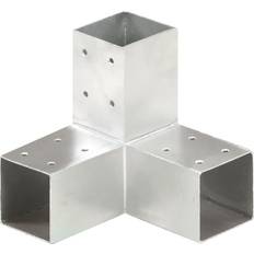 vidaXL stolpebeslag Y-form 71x71 galvaniseret