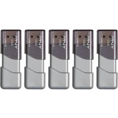 PNY USB Flash Drives PNY Turbo Attaché 3 32GB USB 3.0 (5-Pack)