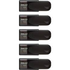 16gb usb pack PNY Fästs USB 2.0 flashenhet 16GB 5-Pack Svart