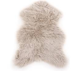 Felle Venture Home Katy Sheepskin Polyester/fake suede/Acrylic Weiß, Beige cm