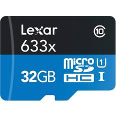 Lexar sd card LEXAR High-Performance 633x 32GB MicroSDHC UHS-I Memory Card SD Adapter Bundle