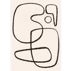 Venture Home Plakat Line art Plakat 70x70cm