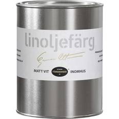 LINOLJEFÄRG MATT VIT 1L