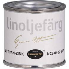 Linoljefärg vit Ottosson LINOLJEFÄRG VIT TITAN-ZINK 0,1L Vit