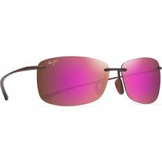 Maui jim rose Maui Jim Rectangle Black Gloss Rose Polarized