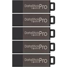 Centon DataStick Pro USB Flash Drives, USB 2.0, 16GB, Gray, Pack Of 5