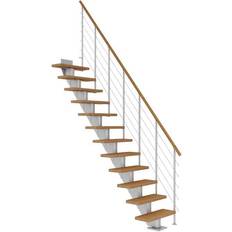 Trapper Dolle Frankfurt Ligeløb Sort-STYLE 6-Olieret Eg-65-12 Lodret Højde 240-279