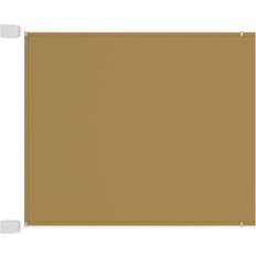 Beige Raamluifels vidaXL Luifel Verticaal 60x420 cm Oxford Stof Beige