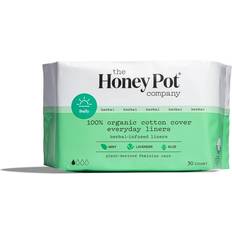 Toiletries The Honey Pot 100% Organic Top Sheet Everyday Herbal Pantiliners 30 12-pack