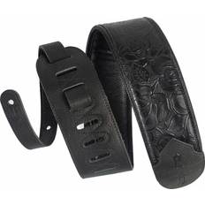 Levy's Leathers Levys M4WP Leather guitar strap Black Rose