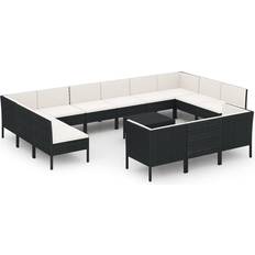 vidaXL 3094628 Conjunto de Sala de Exterior, 1 Mesa incl. 13 Sofás