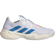 Textile - Women Racket Sport Shoes Adidas Barricade M - Cloud White/Pulse Blue/Mint Ton