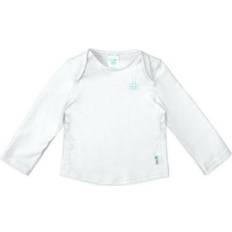 9-12M T-shirts Green Sprouts Rashguard Long Sleeve T-Shirt - White