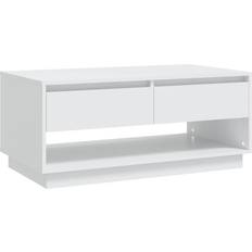 Svarta - Utdragbara lådor Soffbord vidaXL Modern Soffbord 55x102.5cm