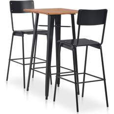 vidaXL 276849 Set da Bar all'Aperto, 1 Tavolo incluso 2 Sedie