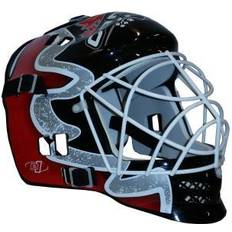 Världen runt Hjälmar Black Ice Goalie Mask Street Canada