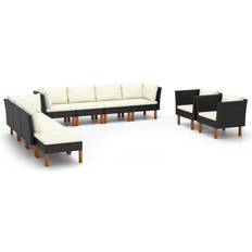 vidaXL 3082090 Outdoor Lounge Set, Table incl. 2 Chairs & 7 Sofas