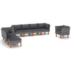 vidaXL 3082086 Outdoor Lounge Set, Table incl. 1 Chairs & 6 Sofas