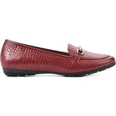 Glowing - Dark Red Croco Print