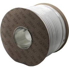 Zexum Zexum 2.5mm 4 Core White Cable Flexible 3184Y 50 Meter