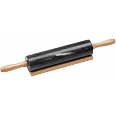 Utensilios de repostería Premier Housewares Marble Rolling Pin Wood Handles with Stand Rodillo