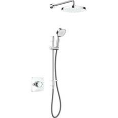 Silver Shower Systems Evoco Dual Thermostatic Silver