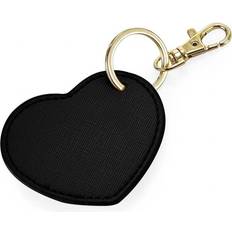 BagBase Boutique Heart Key Clip - Noir/Rouge/Café