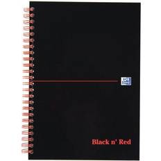 Black n Red Wirebound A-Z Hardback Notebook A5 5-pack