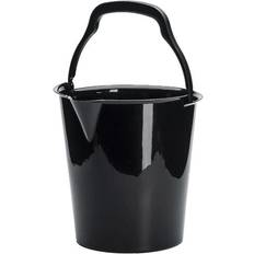 Plast1 6 Spand med hank 10 l sort