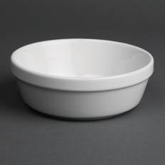 Blanc Plats à Tarte Olympia Whiteware Round Pie Bowls 137mm Pack Plat à Tarte