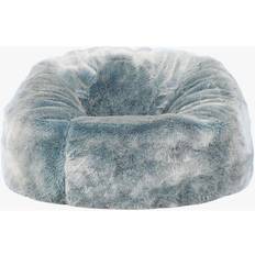 White Beanbags Comfort Co Kids Classic Faux Fur Bean Bag