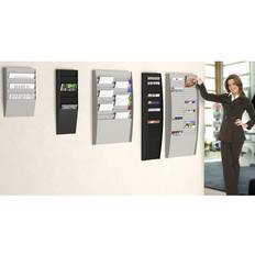 Paperflow Fast Paper 6 Compartment Document Control Panel A4 Black FV1601