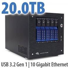 Mini nas OWC Jupiter Mini 5-Bay Desktop NAS Server 20TB HDD
