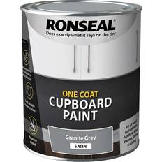 Ronseal One Coat Cupboard Paint Wood Paint Granite Grey 0.75L