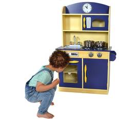 Kids kitchen Teamson Kids Navy Deluxe Kitchen