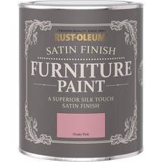 Pink furniture paint Rust-Oleum Satin Furniture Paint Dusky Pink Metal Paint Pink 0.75L