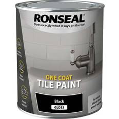 Wet Room Paint Ronseal One Coat Tile Wet Room Paint Black 0.2gal