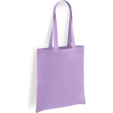 Lila Tygkassar Cotton Long Handle 10L Tote Bag