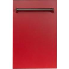 Dishwashers ZLINE 18" Compact Top Control Red