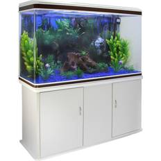 Aquarium Monster Shop - Aquarium Fish Tank & Cabinet with Complete Starter Kit