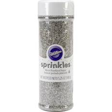 Wilton Silver Pearlized Sugar Sprinkles Cake Decoration