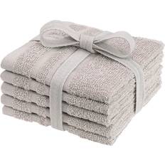 Borganäs Tvättlappar Sand 5-pack Handduk Beige