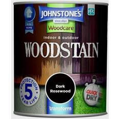 Johnstones Interior & Exterior Woodstain - Dark Woodstain 0.75L
