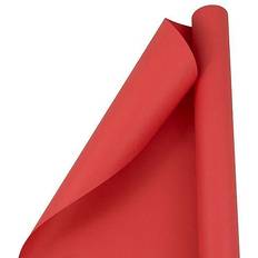 Red Wrapping Paper & Gift Wrapping Supplies Jam Paper Matte Red Wrapping All Occasion 25 Sq. ft. 6/Pack