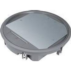 KOMPLET GULVBOKS Ø306MM 12MM LÅG GRÅ