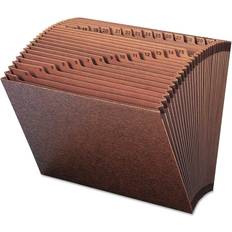 Smead 31-Pocket Open Daily Accordion Expanding File, Redrope